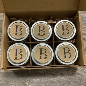 Brooklyn Apothecary Co Pure Soy Wax Candles set of 6 2oz each NEW